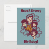 Carte Postale Paisely Flower Scooby-Doo et le Gang (Devant / Derrière)