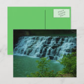 Carte postale paisible de cascade (Devant / Derrière)