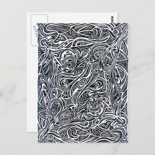 Carte Postale Paisley (Devant / Derrière)