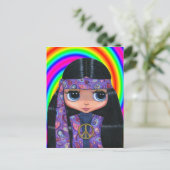Carte postale Paisley Hippie Doll (Debout devant)