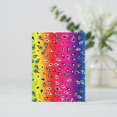 Carte Postale Paisley Rainbow (Debout devant)