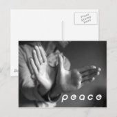 Carte Postale paix (Devant / Derrière)