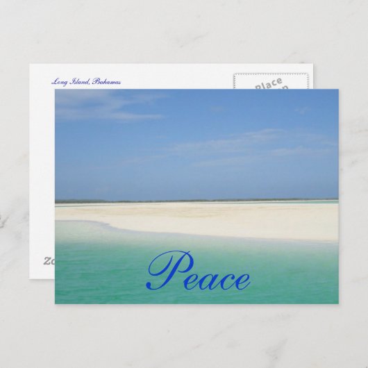 Carte Postale Paix (Devant / Derrière)