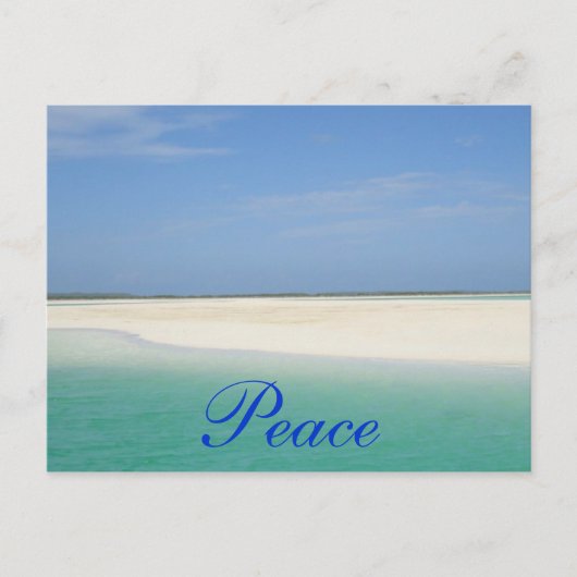 Carte Postale Paix (Devant)