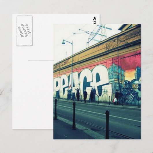 Carte Postale Paix (Devant / Derrière)