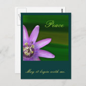 Carte Postale Paix (Devant / Derrière)