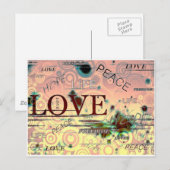 Carte Postale Paix (Devant / Derrière)