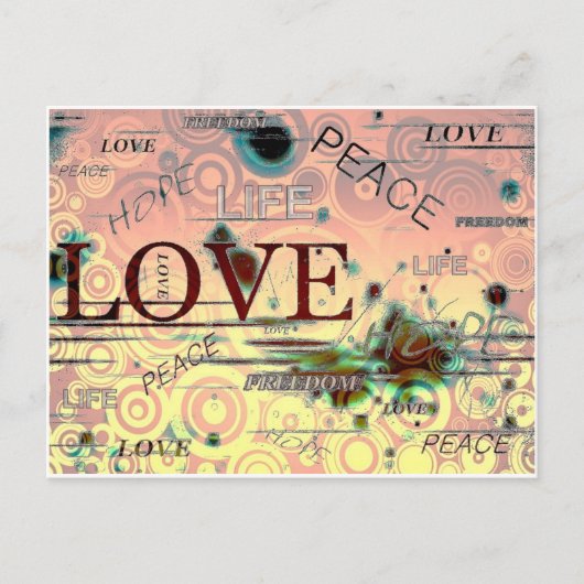 Carte Postale Paix (Devant)