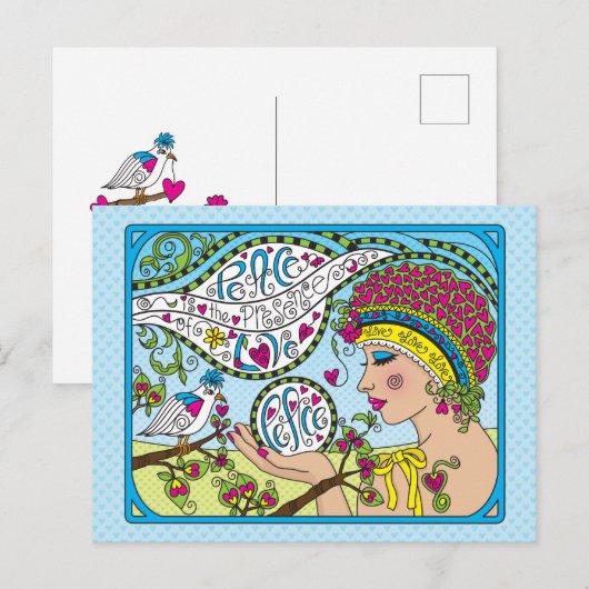 Carte postale Paix_ (Devant / Derrière)