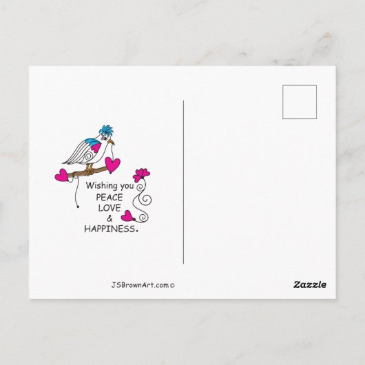 Carte postale Paix_ (Dos)