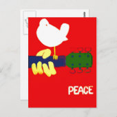 Carte Postale paix (Devant / Derrière)