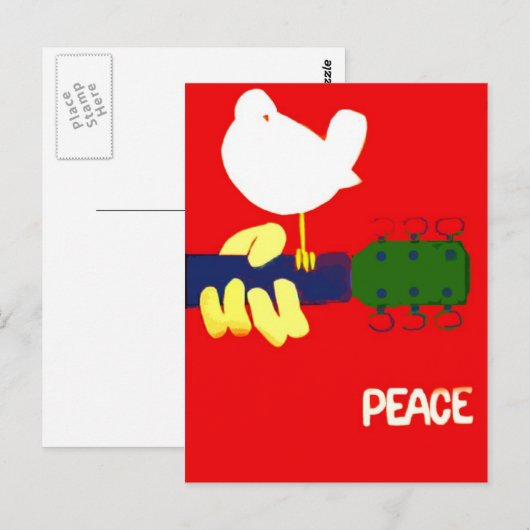 Carte Postale paix (Devant / Derrière)
