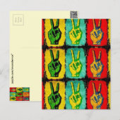 Carte postale Paix (Devant / Derrière)