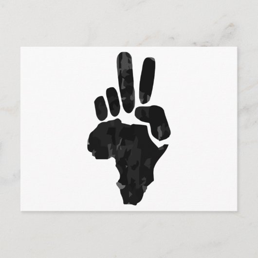 Carte Postale Paix africaine (Devant)