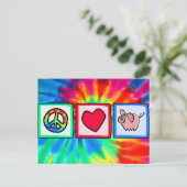 Carte Postale Paix, Amour, Cochons (Debout devant)