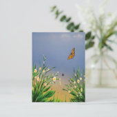 Carte Postale Paix aux papillons (Debout devant)