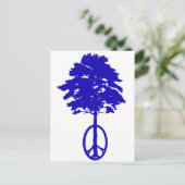 Carte Postale Paix bleue (Debout devant)