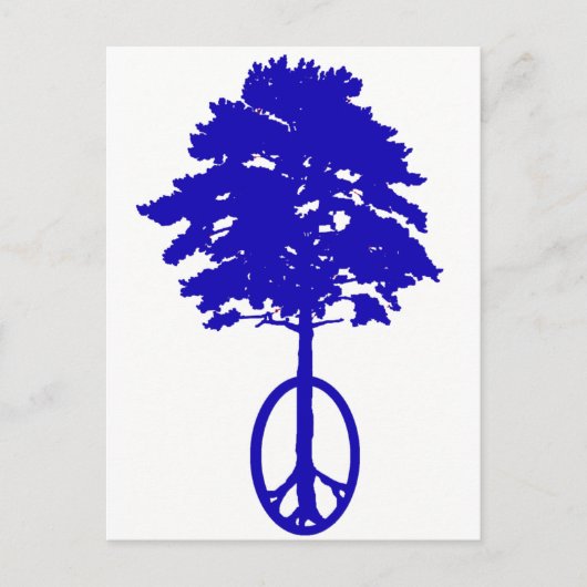 Carte Postale Paix bleue (Devant)