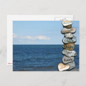 Carte Postale Paix, Chance Et Harmonie (Devant / Derrière)