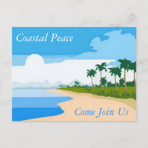 Carte postale Paix côtière