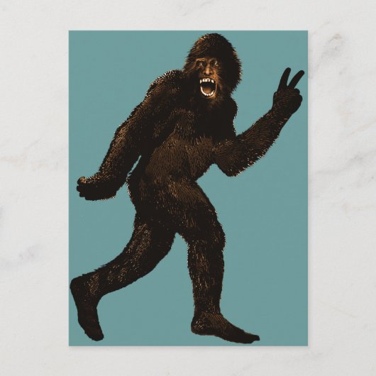 Carte Postale Paix de Bigfoot (Devant)