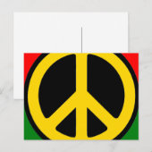 Carte Postale Paix de Rasta (Devant / Derrière)
