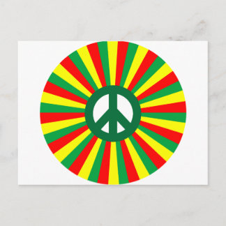 Carte Postale Paix de Rasta
