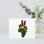 Carte Postale Paix en Afrique (Debout devant)