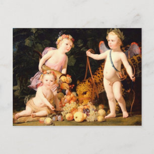 Carte Postale Paix Et Plénitude - Motif Vintage - Honthorst