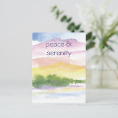 Carte Postale paix et sérénité (Debout devant)