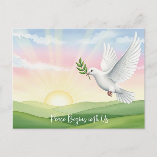 Carte Postale Paix internationale (Devant)
