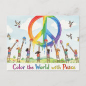 Carte Postale Paix internationale (Devant)