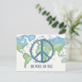 Carte Postale Paix internationale (Debout devant)