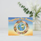 Carte Postale Paix internationale (Debout devant)