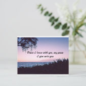 Carte postale Paix Je Laisse (Debout devant)