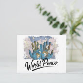 Carte Postale Paix mondiale (Debout devant)