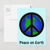 Carte Postale Paix mondiale (Devant / Derrière)