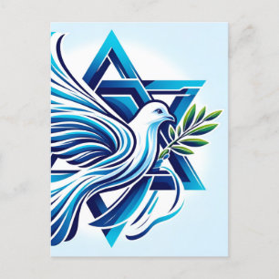 Carte Postale Paix pour Israël
