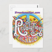 Carte Postale paix révolutionnaire (Devant / Derrière)