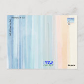 Carte Postale Paix, Rochers Équilibrés, Bord de mer, Changement (Dos)