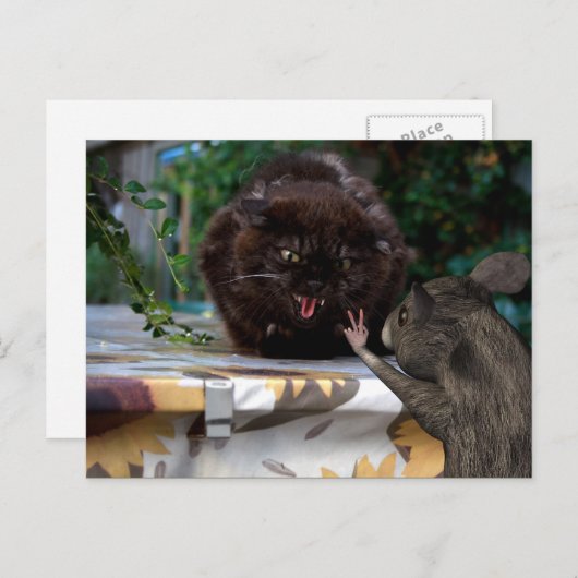 Carte Postale Paix ! Soyons amis (Devant / Derrière)