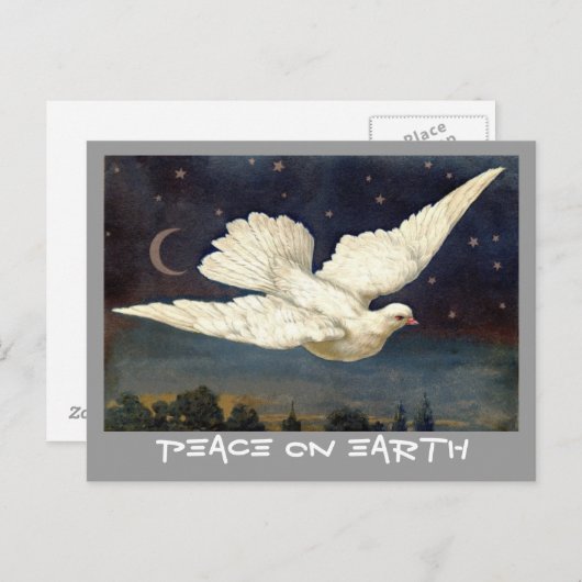 Carte postale "Paix sur Terre" (Devant / Derrière)