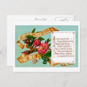 Carte Postale Paix sur Terre (Devant / Derrière)