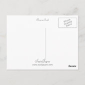 Carte Postale Paix sur Terre (Dos)