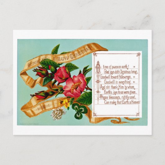 Carte Postale Paix sur Terre (Devant)