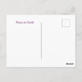 Carte Postale Paix sur Terre (Dos)
