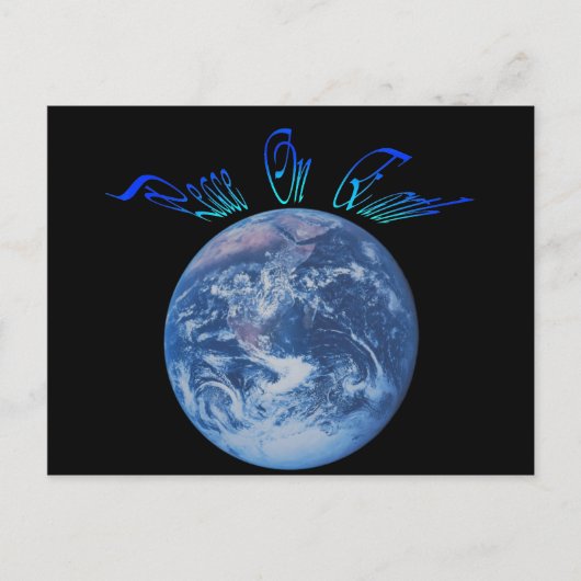 Carte Postale Paix sur Terre (Devant)