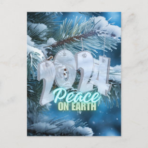 Carte postale Paix sur Terre 2024