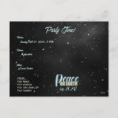 Carte postale Paix sur Terre 2024 (Dos)