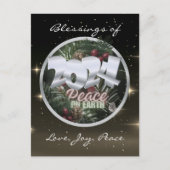 Carte postale Paix sur Terre 2024 (Devant)